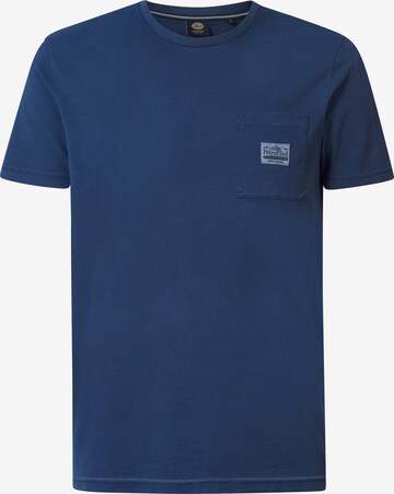 T-Shirt Petrol Industries en bleu : devant