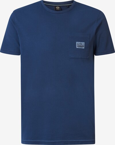 Petrol Industries T-Krekls, krāsa - tumši zils / melns / balts, Preces skats