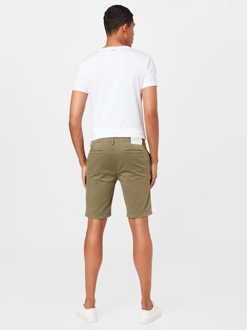 Regular Pantalon chino Goldgarn en vert