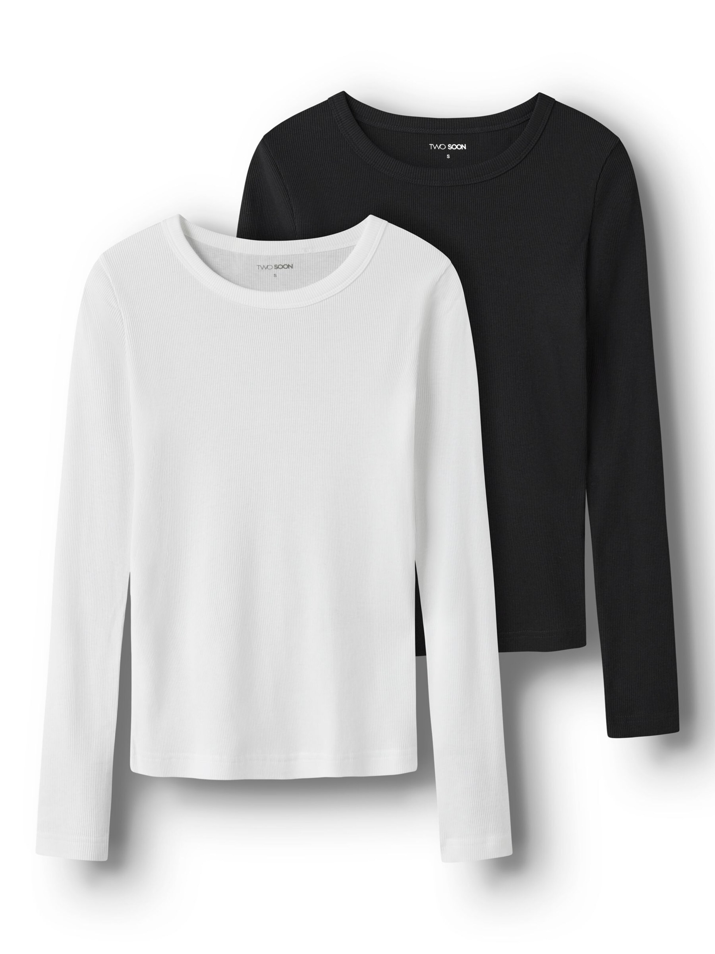 TWO SOON Shirt in Black: front