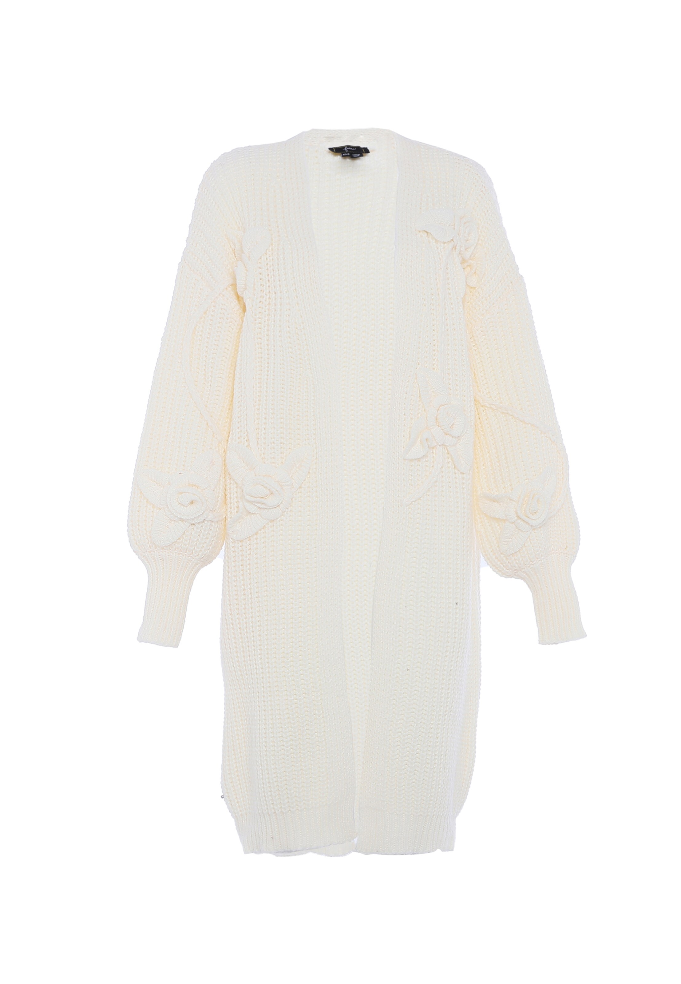 faina - Cárdigan en blanco: frente