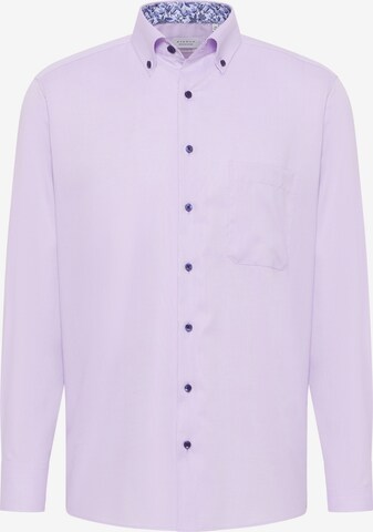 ETERNA Comfort fit Button Up Shirt in Purple: front