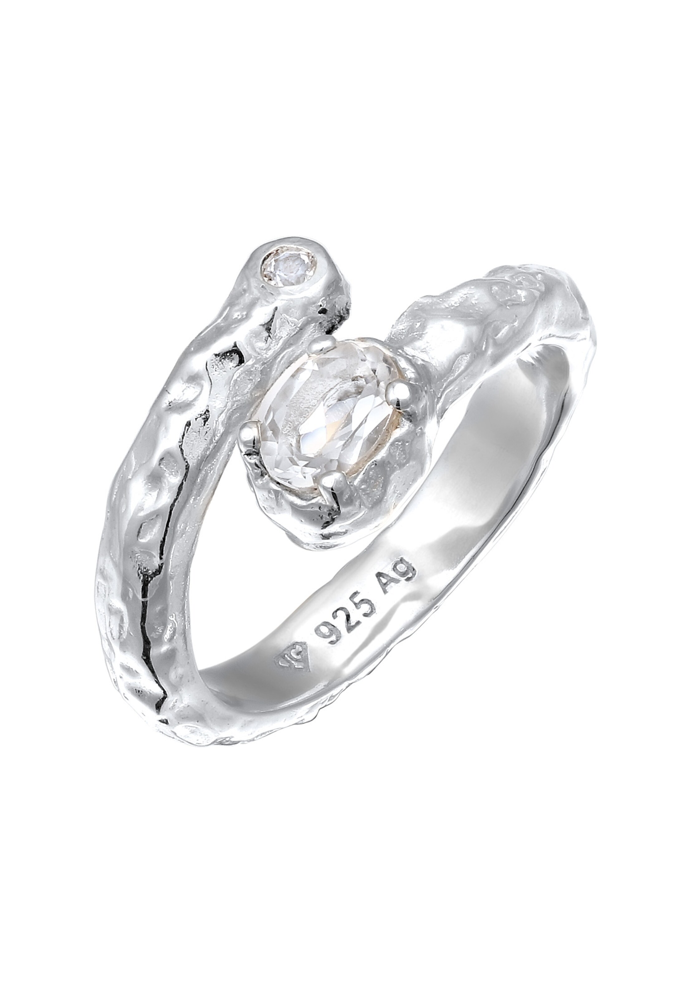 Haze&Glory Ring in Silver: front