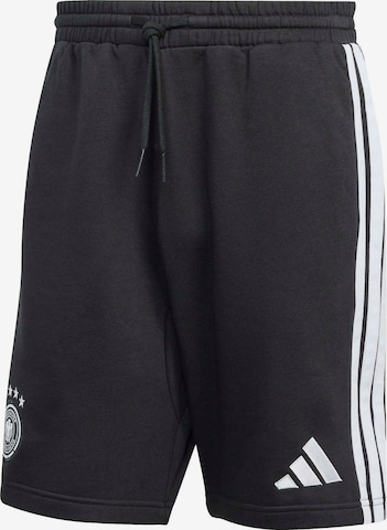 ADIDAS PERFORMANCE Regular Urheiluhousut 'DFB DNA' värissä musta: etupuoli