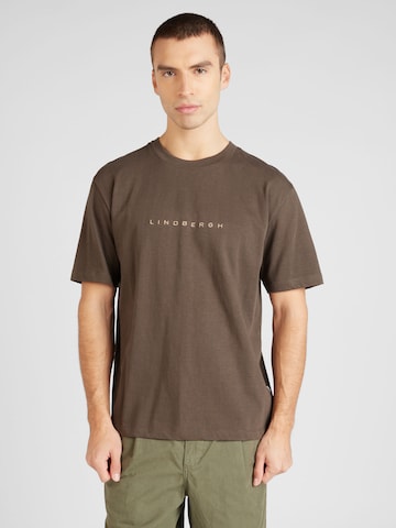 Lindbergh T-shirt i brun: framsida