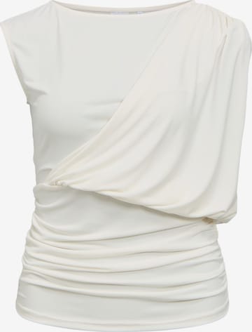 Top 'Dellie' di OBJECT in bianco: frontale