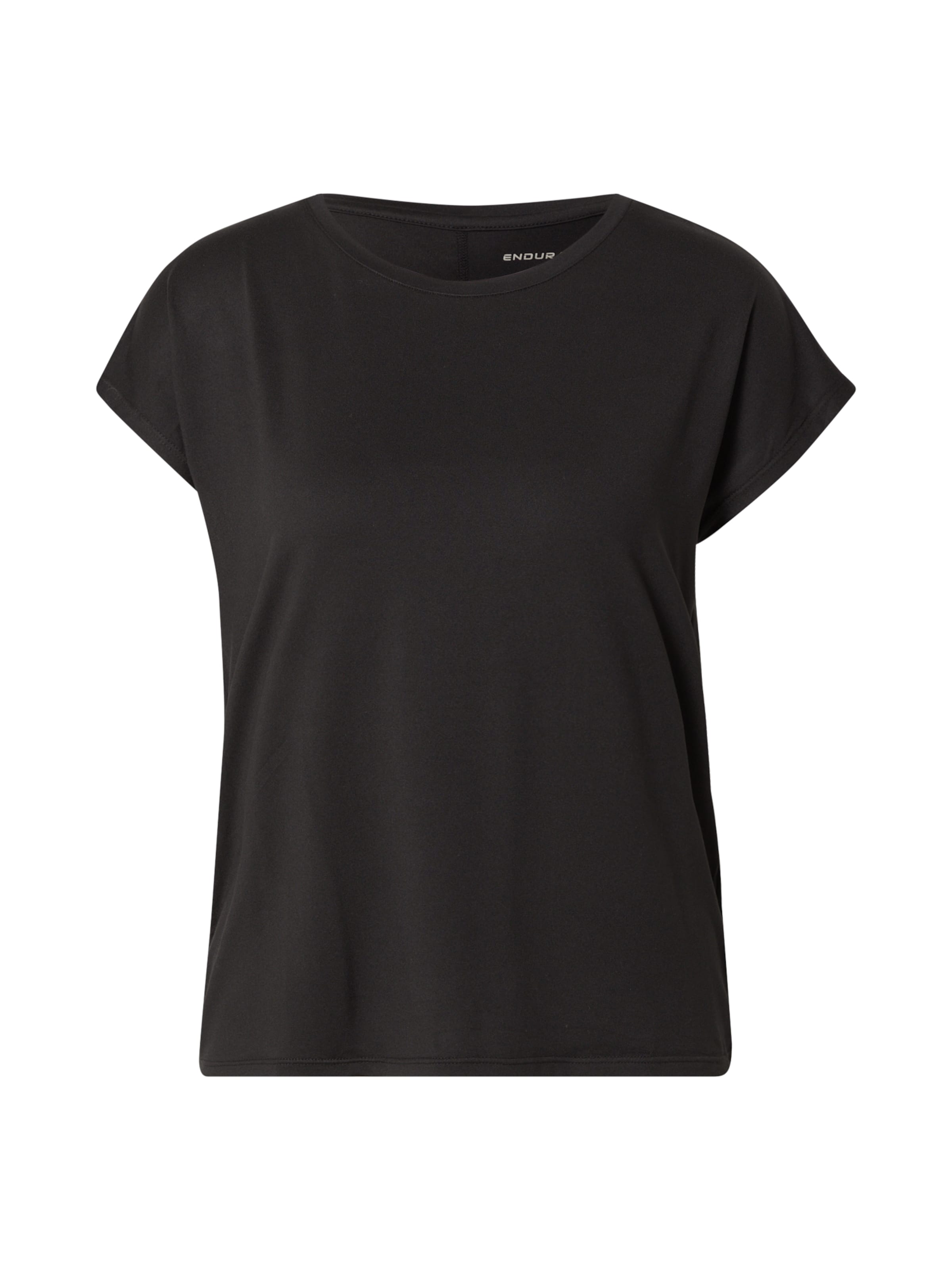 Tricou funcțional de la ENDURANCE pe negru: față
