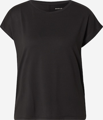 ENDURANCE - Camiseta funcional en negro: frente