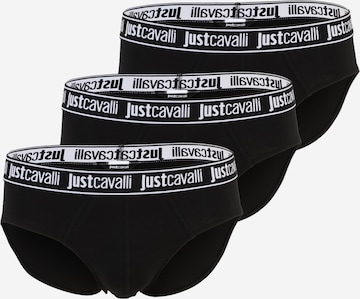 Slip Just Cavalli en noir : devant