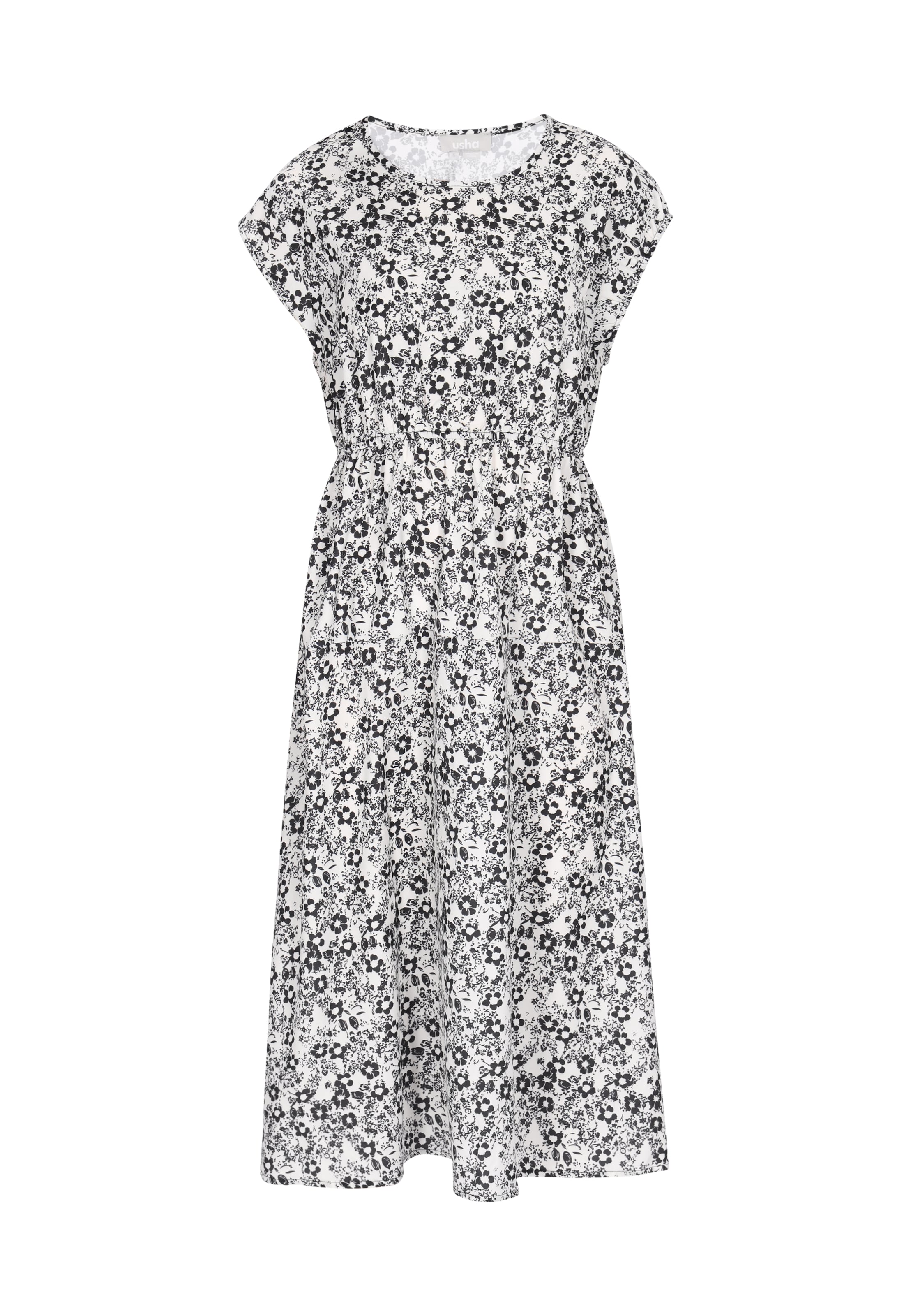 Robe Usha en blanc : devant