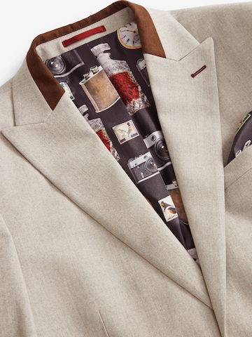 Next Slim Fit Sakko in Beige