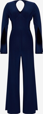 Chi Chi London Jumpsuit in Blue: front