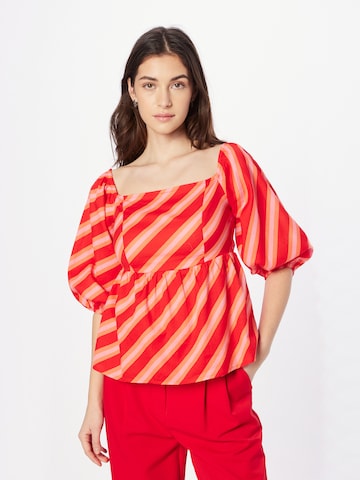 Chemisier Dorothy Perkins en rouge : devant