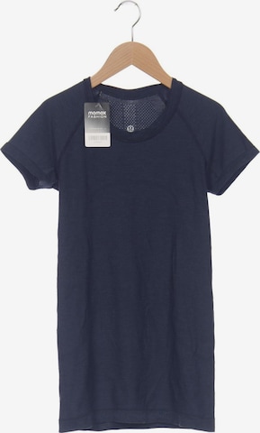 Lululemon T-Shirt S in Blau: Vorderseite