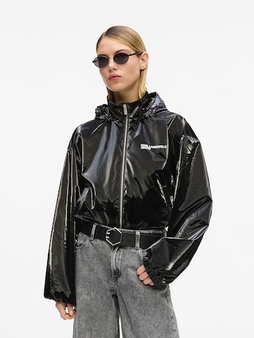 juoda KARL LAGERFELD JEANS Demisezoninė striukė: priekis