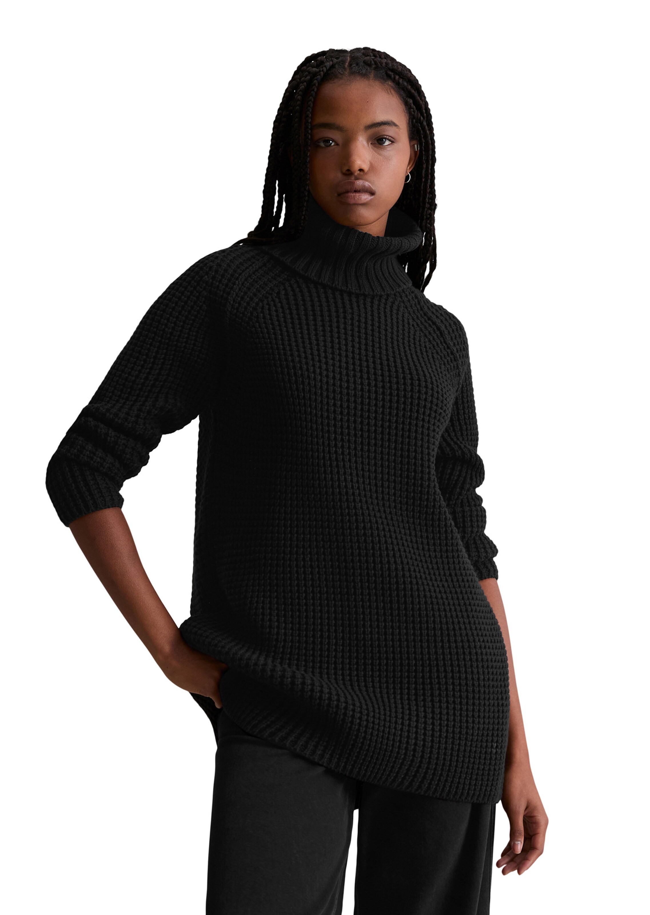 Marc O'Polo DENIM Trui in Zwart: voorkant