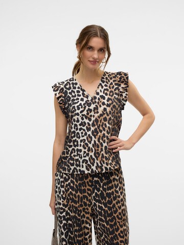 Camicia da donna 'VMJOSIE' di VERO MODA in beige: frontale