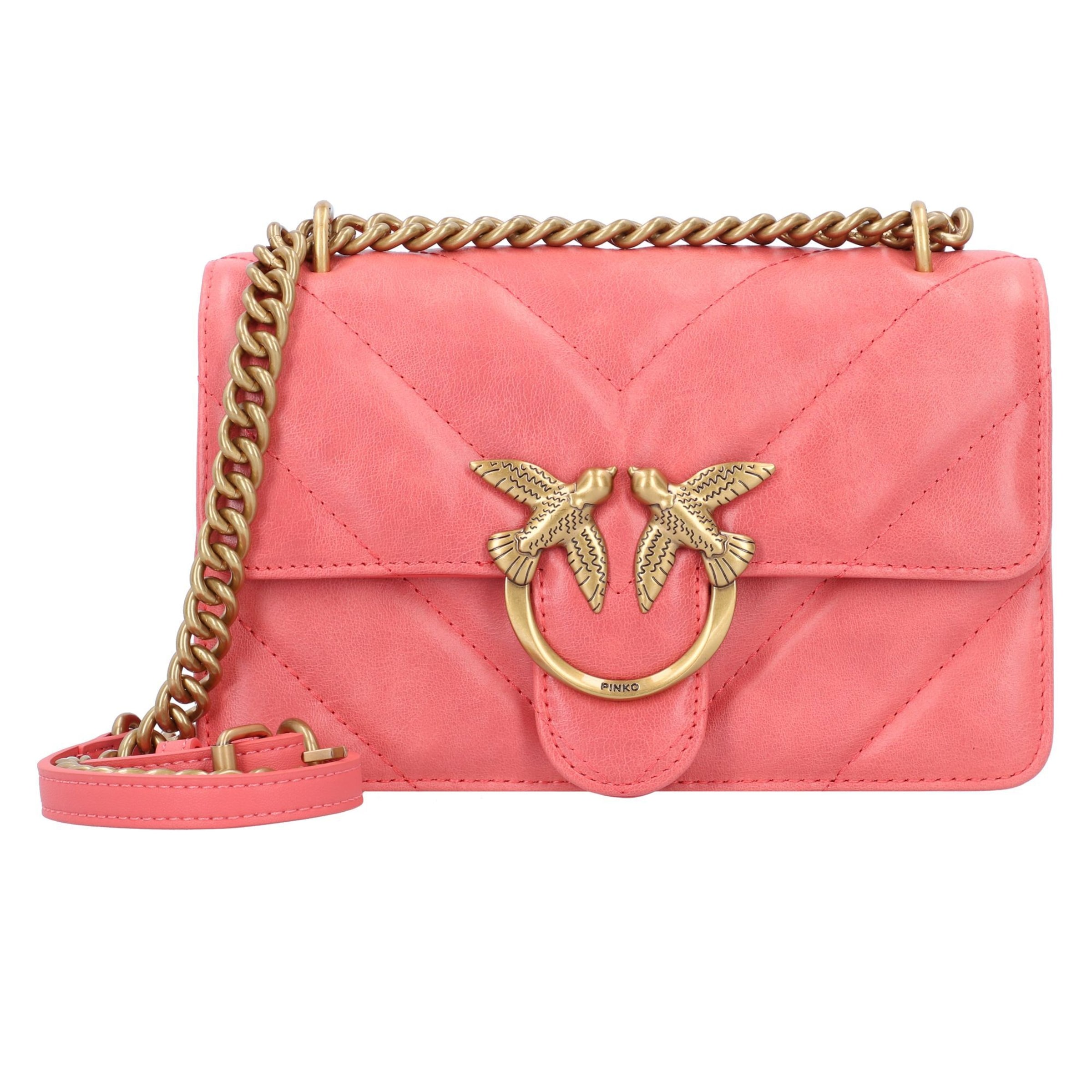 Borsa a tracolla 'Love One' di PINKO in arancione: frontale