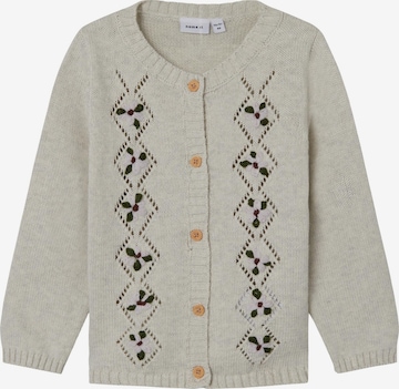 Cardigan NAME IT en beige : devant