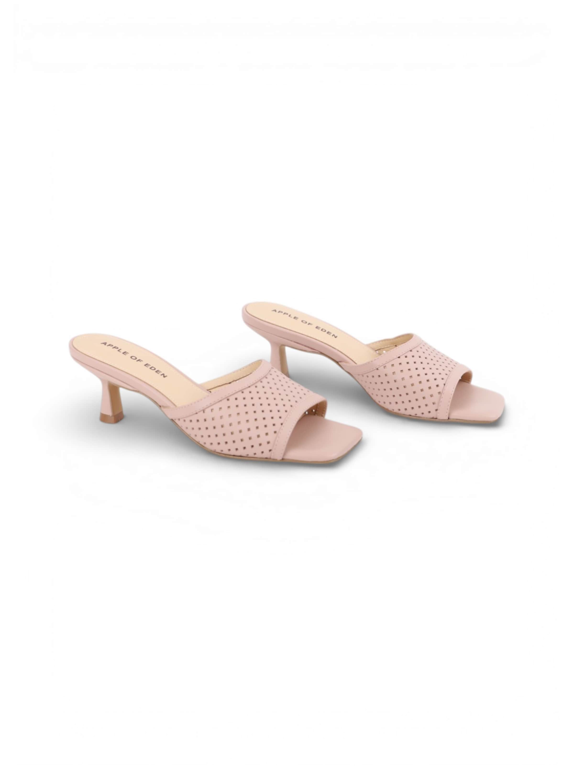 Apple of Eden Pantoletten 'HOLLEY', ca.5,5cm Absatz in Pink