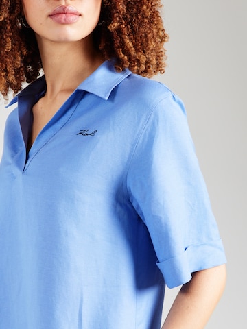 Abito camicia di Karl Lagerfeld in blu