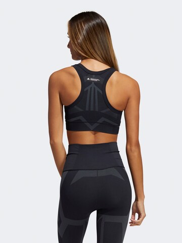 ADIDAS SPORTSWEAR Bustier Sport bh in Zwart