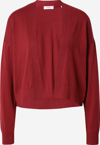 ESPRIT Knit cardigan in Red: front