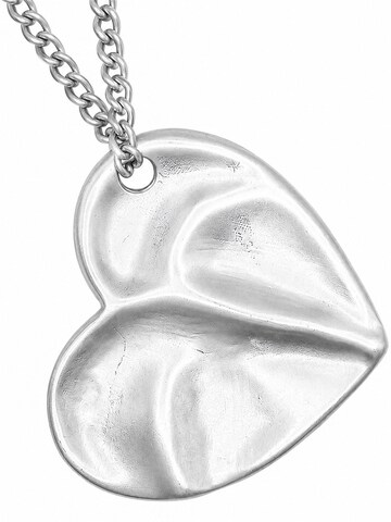 COLLEZIONE ALESSANDRO Necklace 'Cuore' in Silver