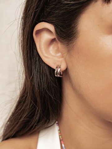 Orecchini 'Wave' di Hey Happiness in argento