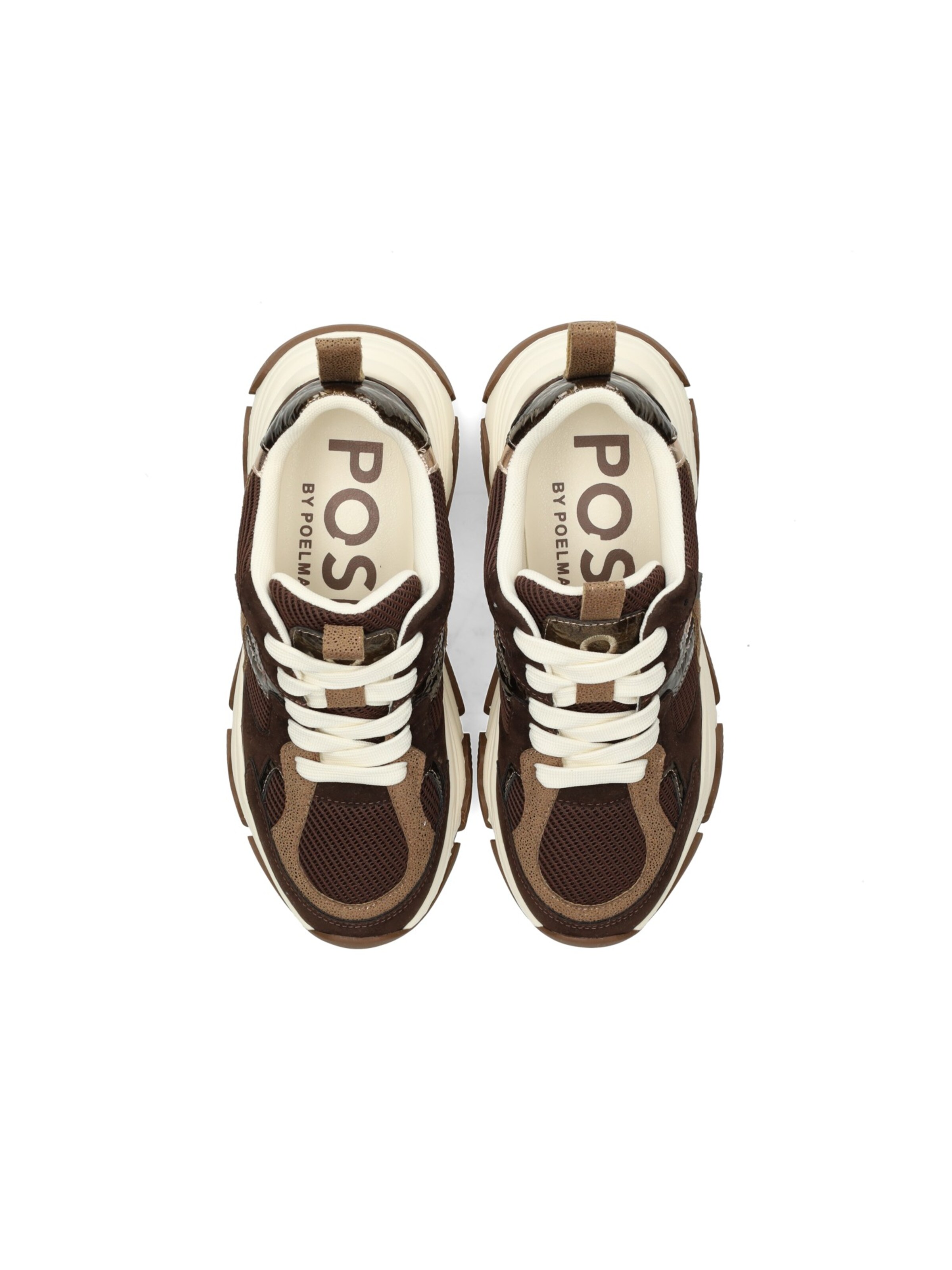POSH by Poelman Sneakers laag in Bruin