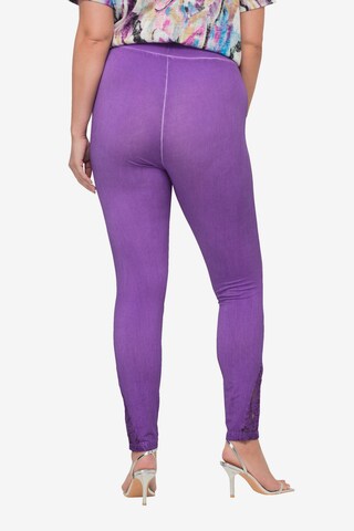 MIAMODA Skinny Pants in Purple
