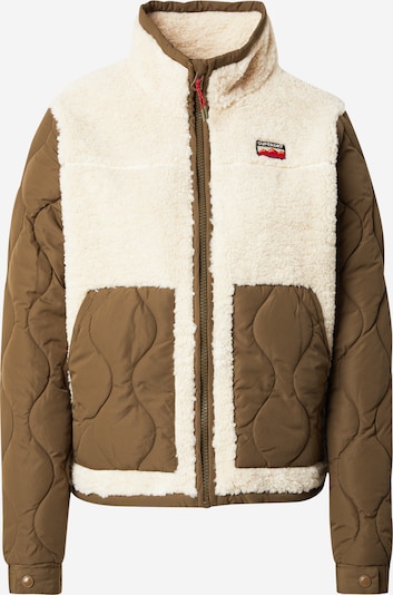 Superdry Übergangsjacke in creme / oliv, Produktansicht