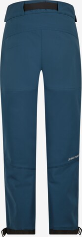 ZIENER Regular Pants 'NANNIS' in Blue