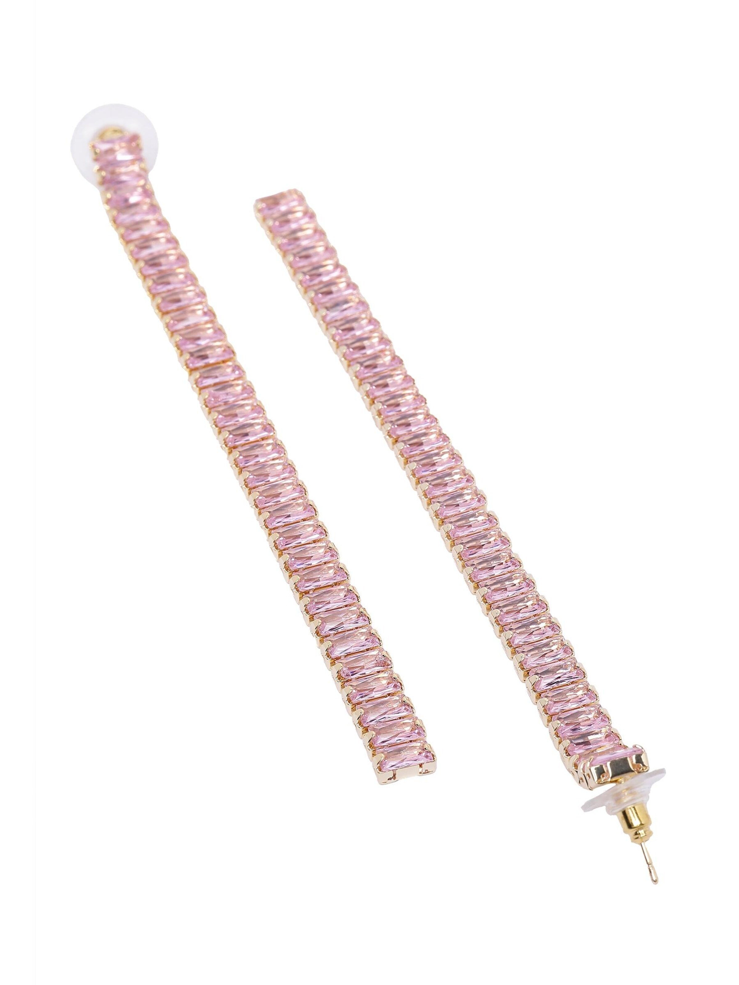 Boucles d'oreilles 'Dominika' AVANT-GARDE PARIS en rose