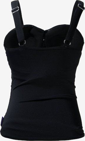 petit amour - Soutien Bustier Tankini 'Cameron' em preto