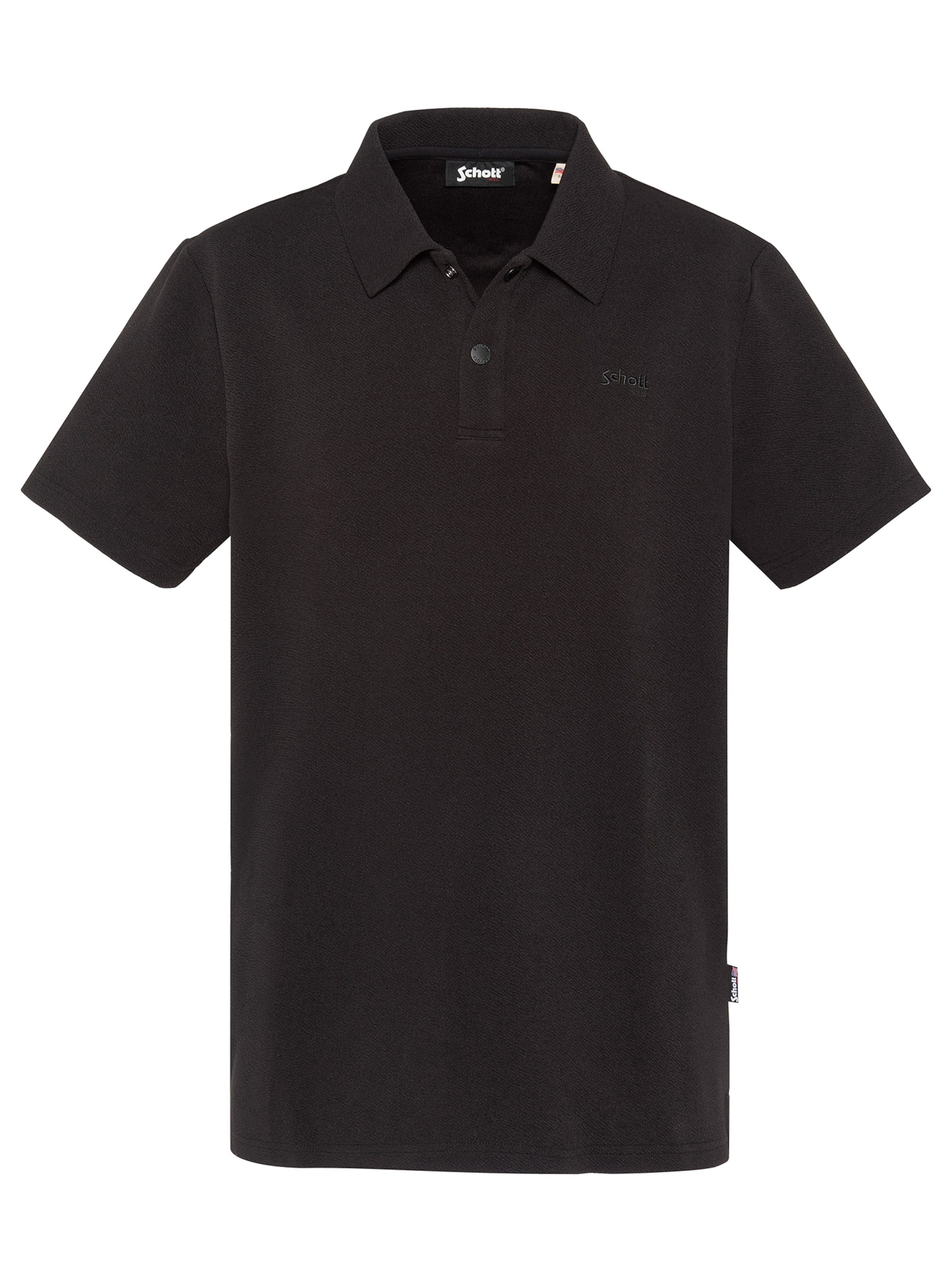 Schott NYC Shirt‌‌‌‌‌‌‌‌‌ in Schwarz: Vorderseite