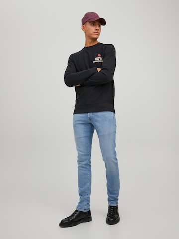 JACK & JONES Skinny Džínsy 'Glenn' - Modrá