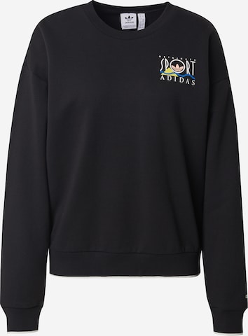 Sweat-shirt 'Graphic Sports' ADIDAS ORIGINALS en noir : devant
