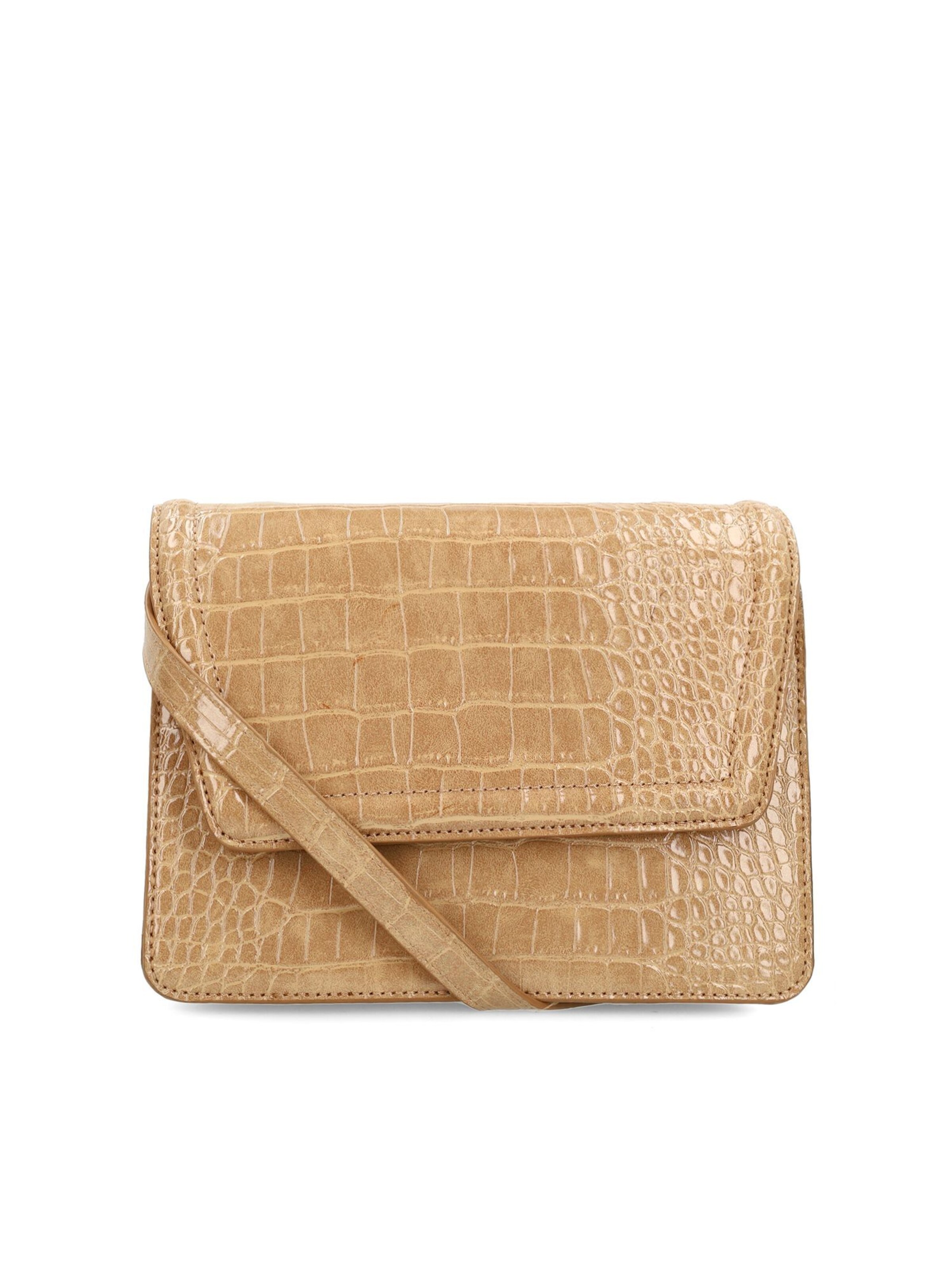 Sac à bandoulière MANFIELD en beige : devant