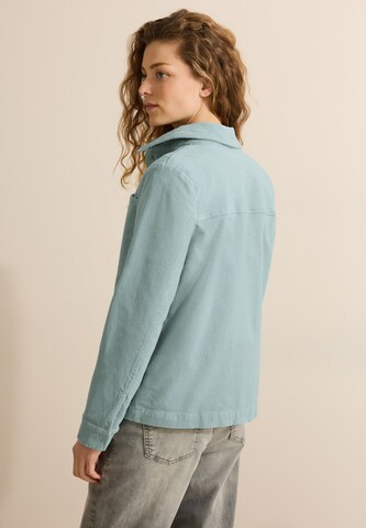 CECIL Cord Overshirt in Grün