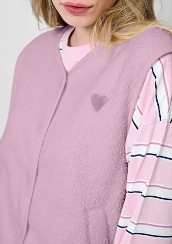Gilet QS en rose