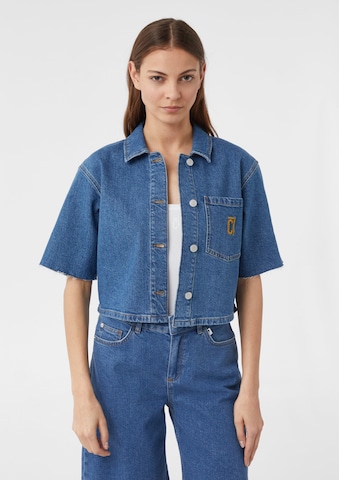 comma casual identity Blouse in Blue: front