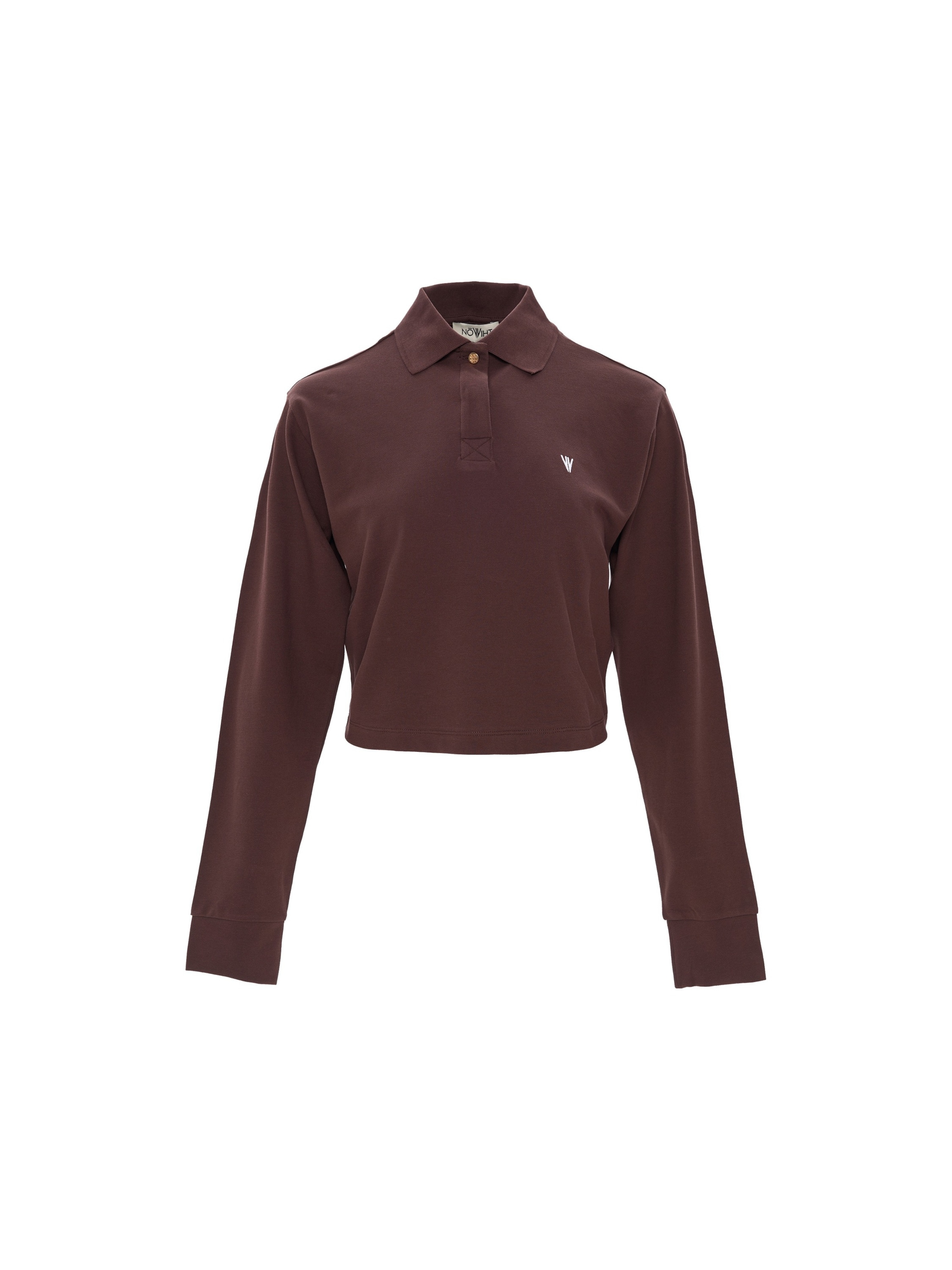 T-shirt 'Ottilie' NOWIHT en marron : devant
