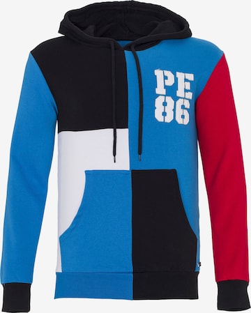 Sweat-shirt PLUS EIGHTEEN en bleu : devant