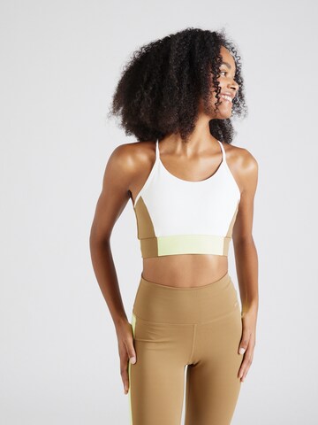 Athlecia Bustier Sport-BH 'Sukey' in Weiß: Vorderseite
