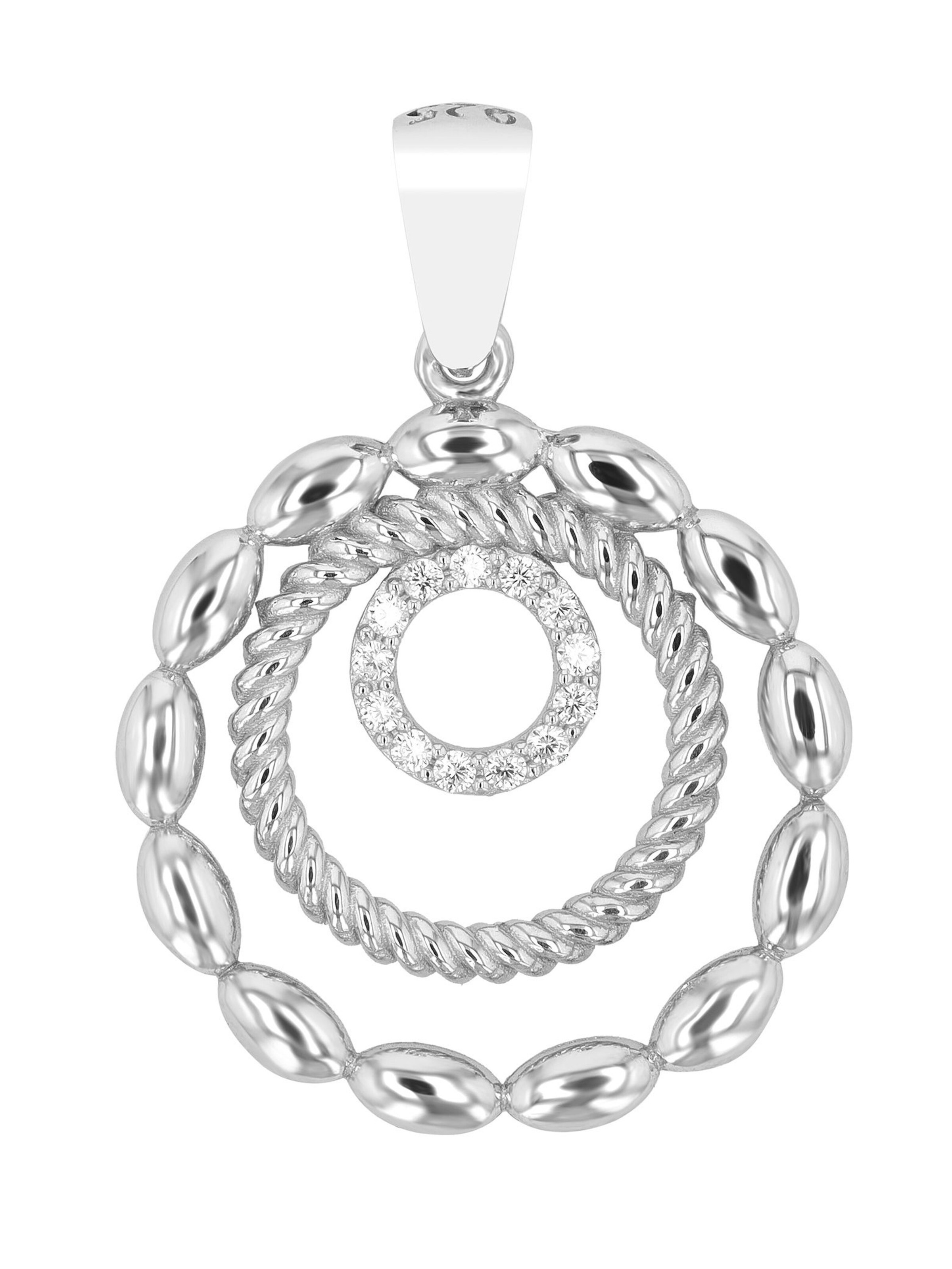 Akzent Pendant 'Djamila, 925 Sterlingsilber, langlebig' in Silver: front