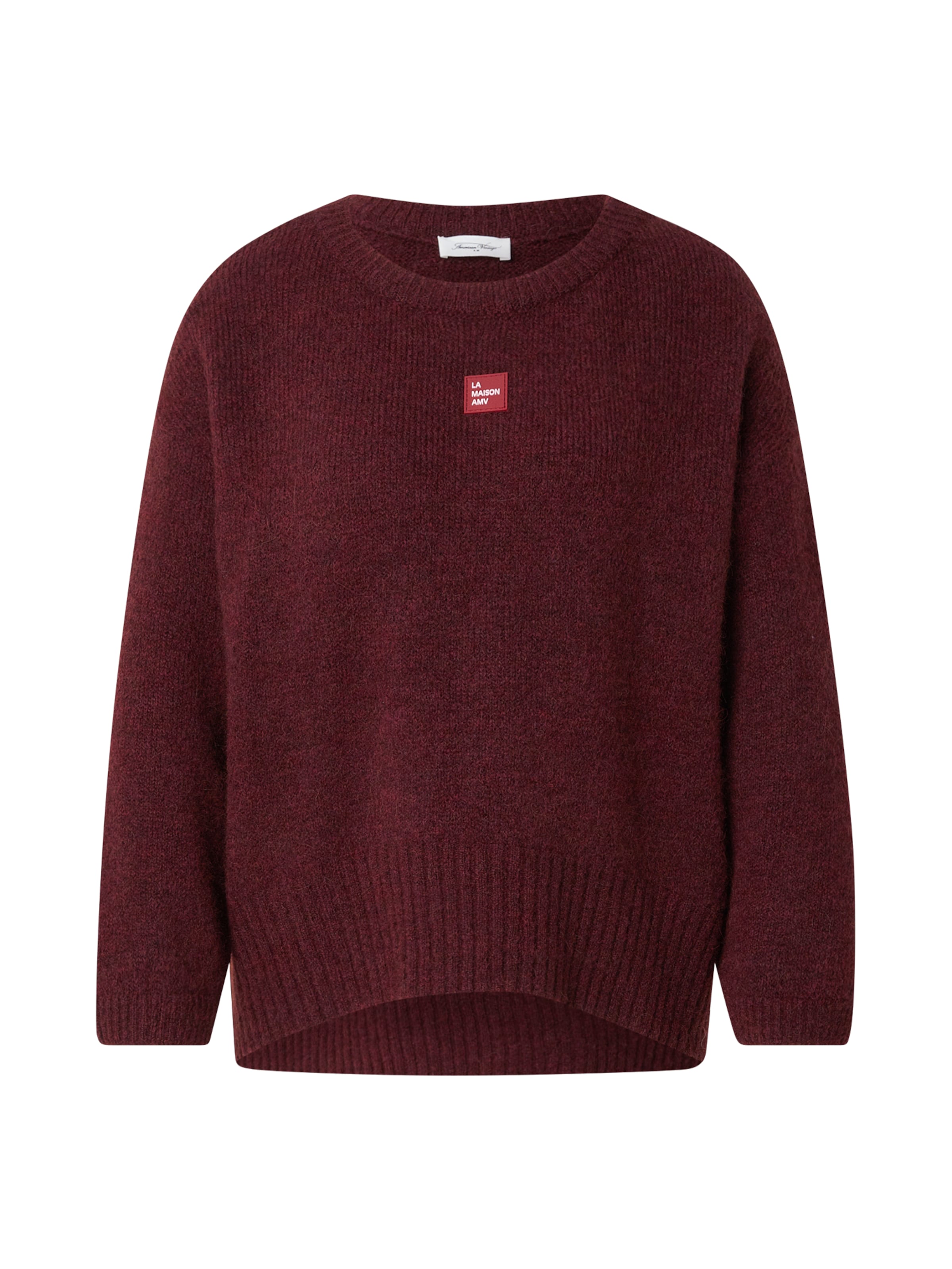AMERICAN VINTAGE Pullover 'EAST' in S in weinrot, Produktansicht