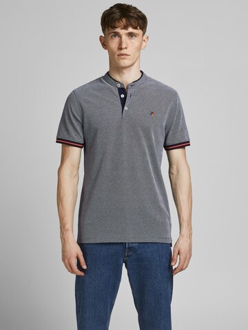 JACK & JONES Poloshirt 'WIN MAO' in Grau