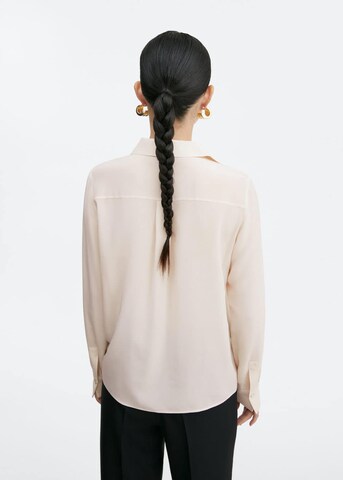 MANGO Bluse 'Grace' in Beige