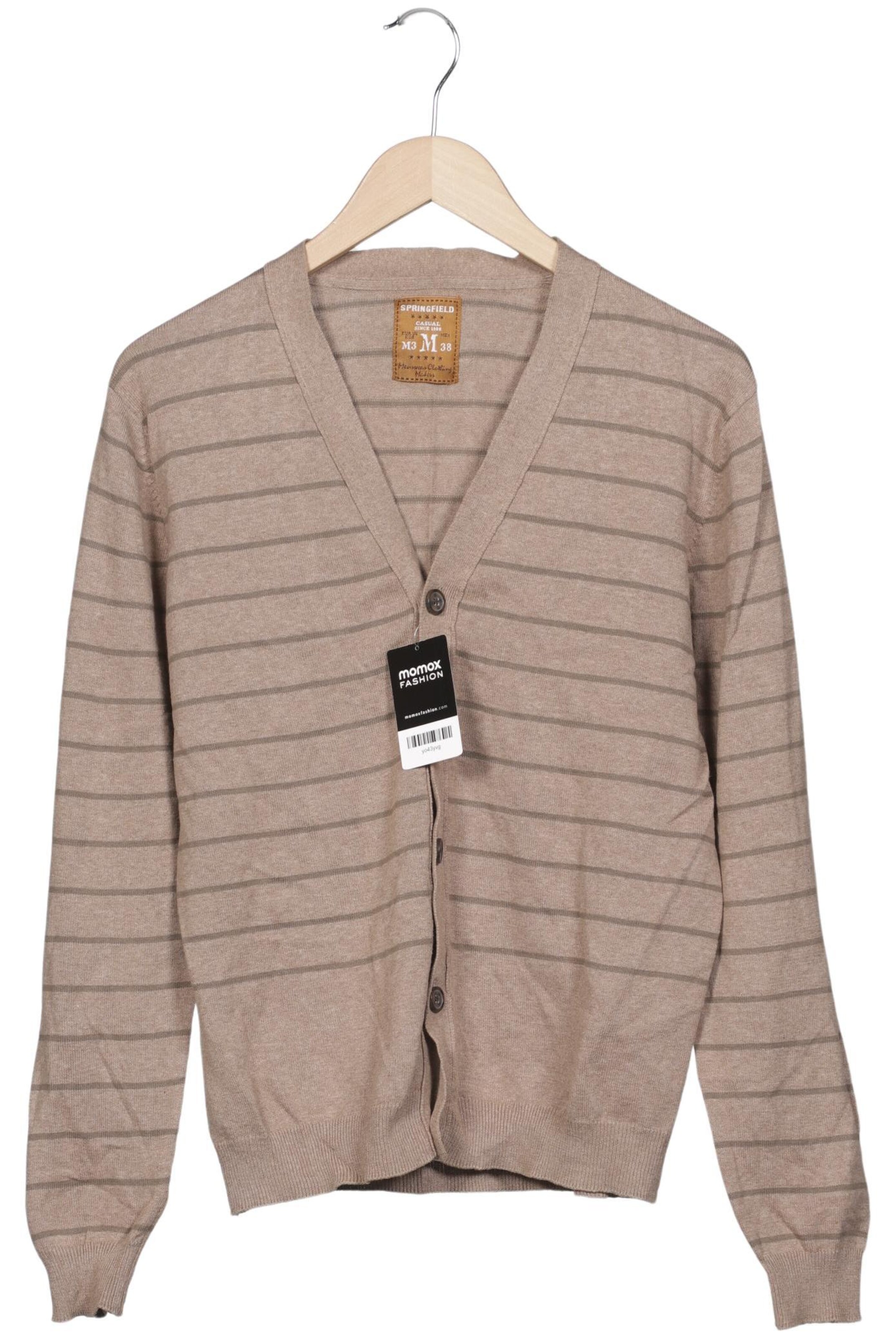 Springfield Strickjacke M in Beige: Vorderseite